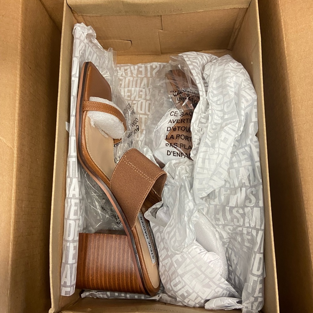 Steve Madden Florence Cognac Sandal